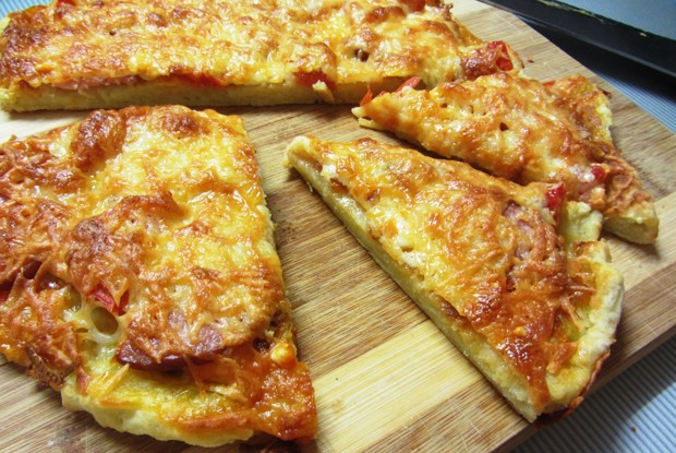 Картофельная пицца на сковороде