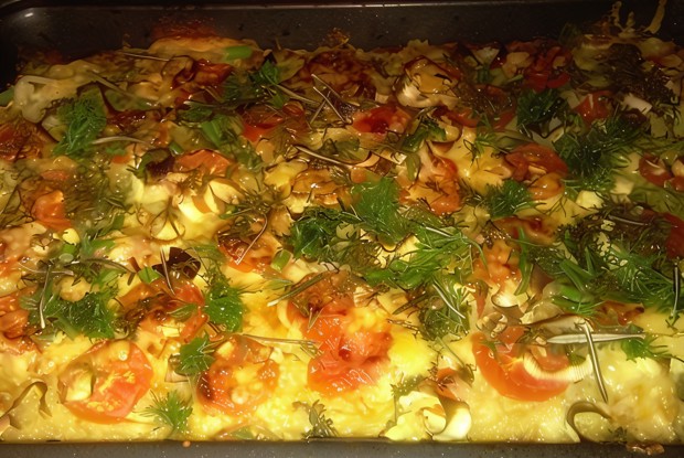 Картофельная запеканка многослойная