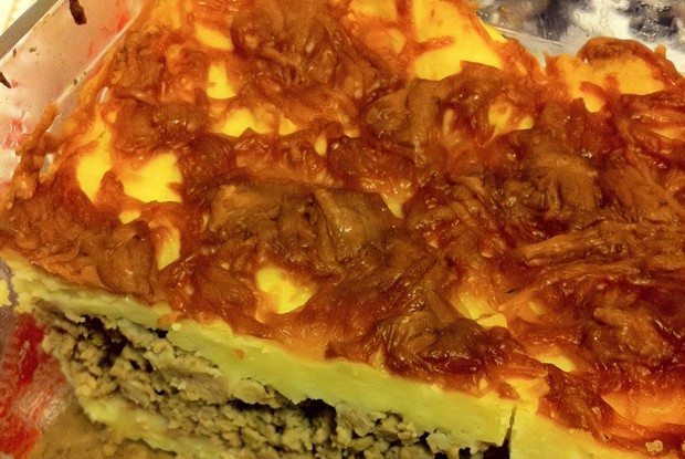 Картофельная запеканка с мясным фаршем