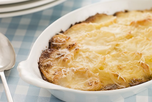 Картофельная запеканка с сыром