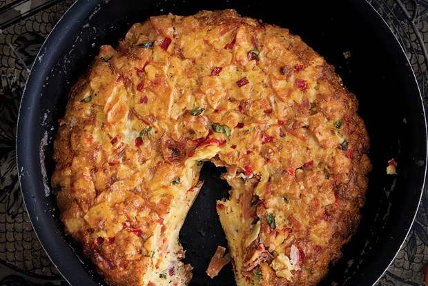 Картофельная фриттата в испанском стиле