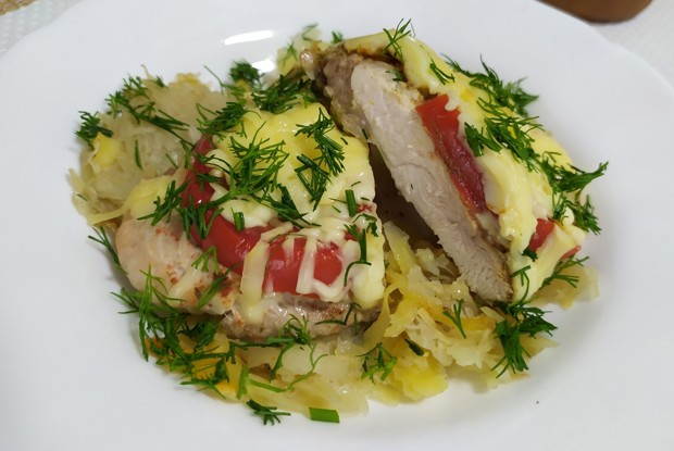 Картофельная запеканка с индейкой