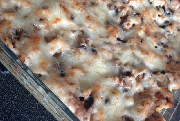 Картофельная запеканка с куриным жюльеном