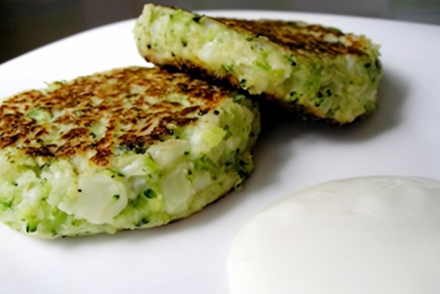 Картофельные котлеты с брокколи