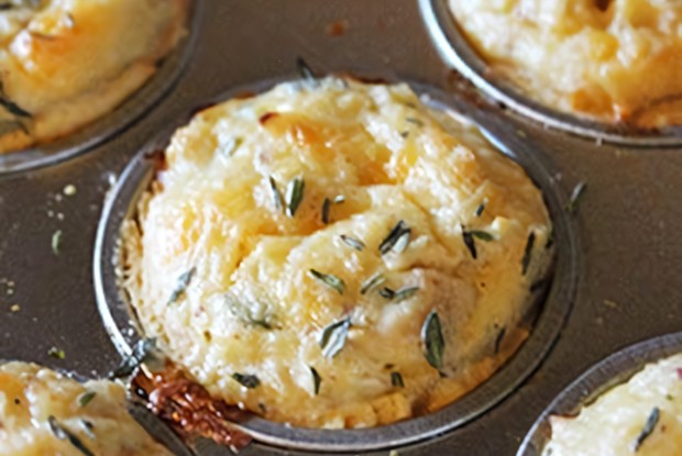 Картофельные тарталетки с тмином и базиликом «Аморе»