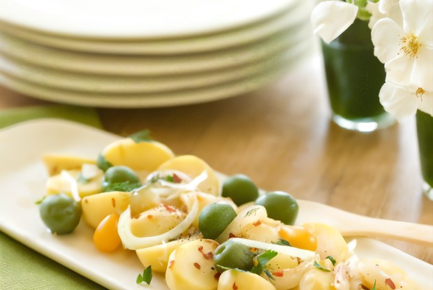 Картофельный салат по-гречески