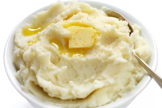 Картофельное пюре с чесноком и петрушкой