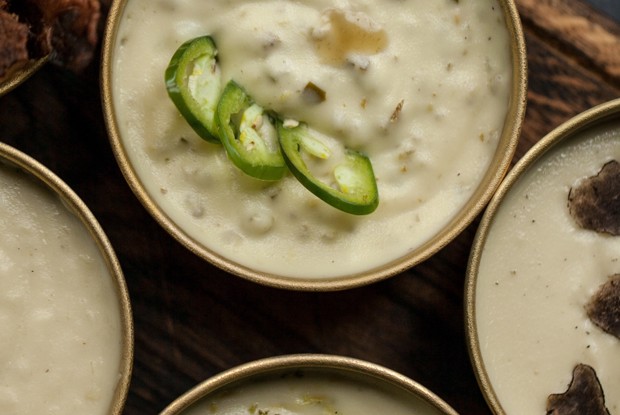 Картофельное пюре с перцем халапеньо