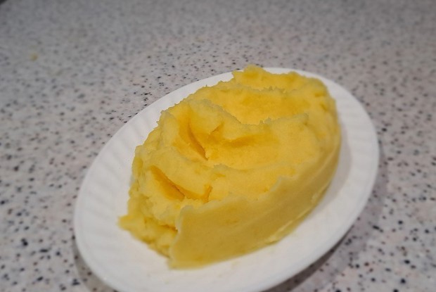 Картофельное пюре со сметаной