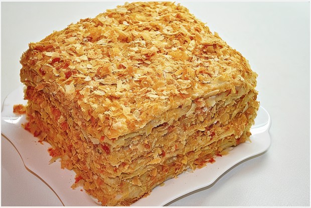 Кефирное слоеное тесто для торта «Наполеон»