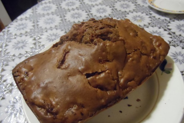 Кекс пышный с яблоками