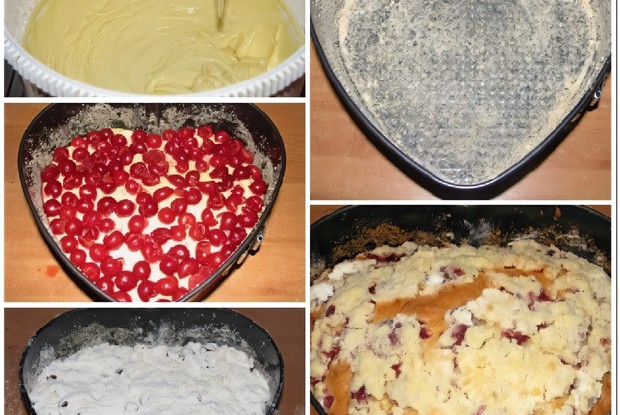 Кекс с черешней