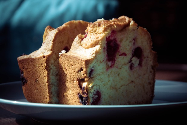 Кекс с клюквой