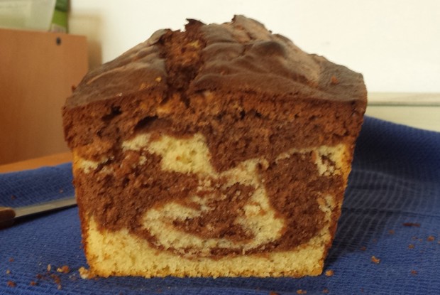 Кекс с нутеллой и кокосовым молоком