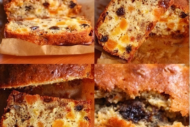 Кекс с сухофруктами и орехами (Cupcake with dried fruit and nuts)