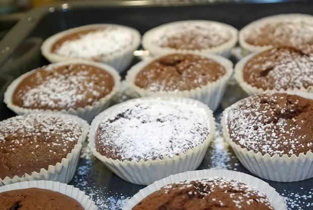 Кекс в микроволновке за 3 минуты