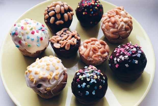 Кексы с горьким шоколадом