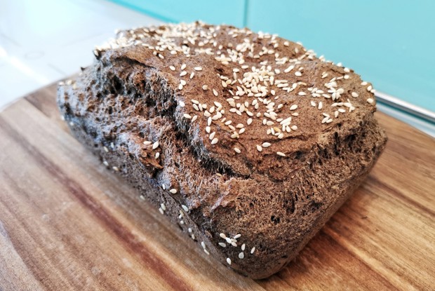 Кето-хлеб из льняной и кокосовой муки