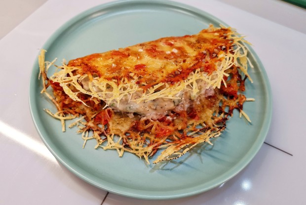 Кето-тако с йогуртово-чесночной начинкой