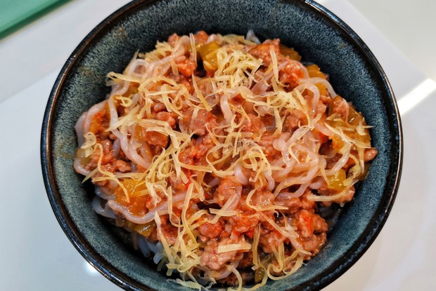 Кето-вог с овощами и мясом