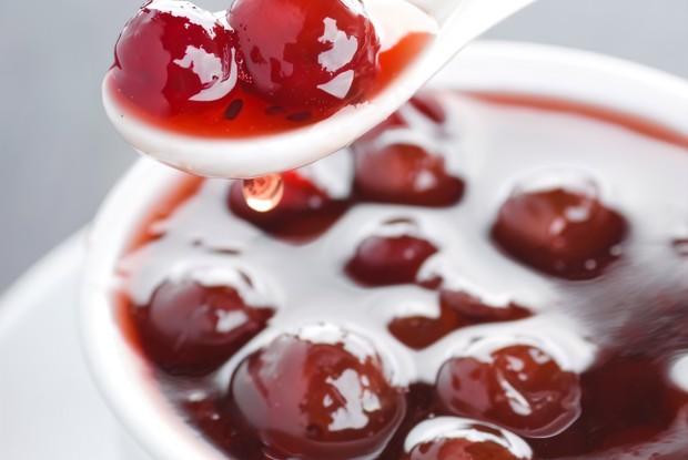 Кисель из вишневого сиропа
