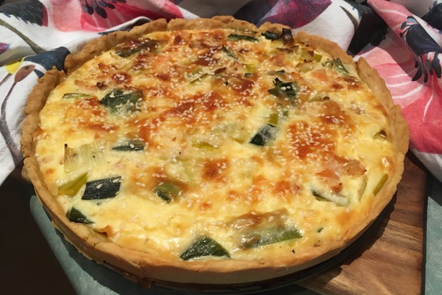 Киш на песочном тесте