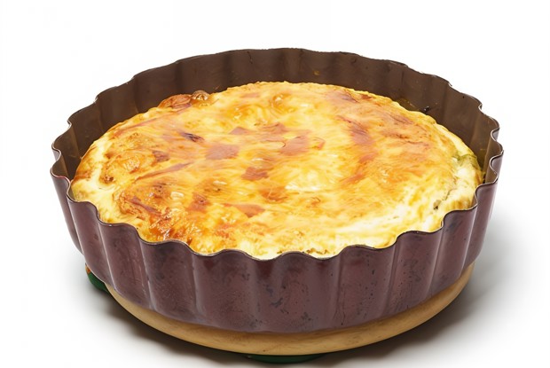 Киш с беконом и сыром