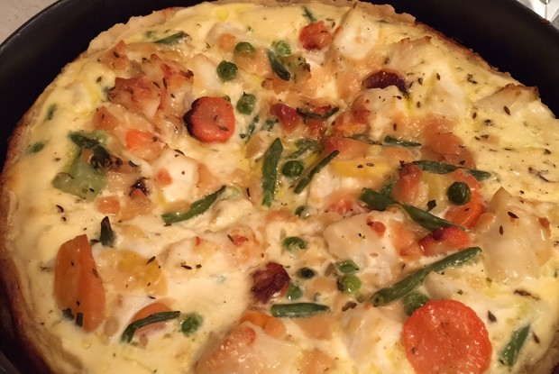 Киш с зубаткой