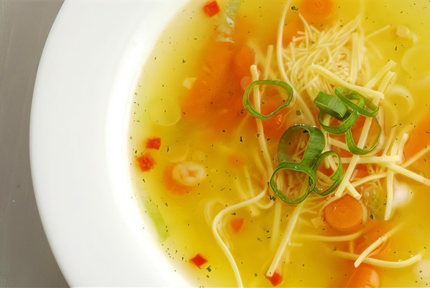 Китайский суп с лапшой