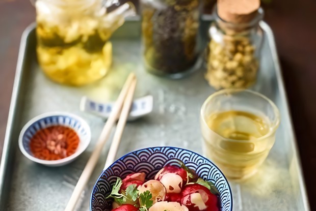 Китайский острый салат из редиса