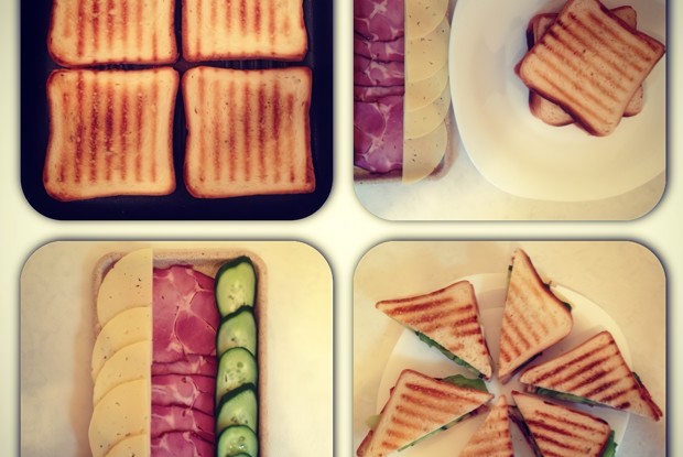 Клаб-сэндвич с карбонадом