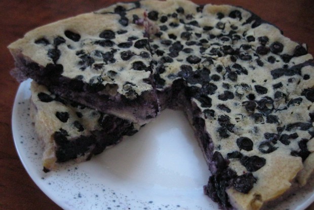 Клафути с голубикой