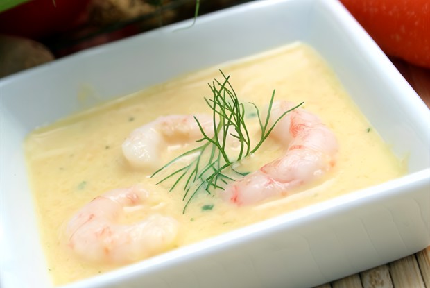 Классический крабовый крем-суп