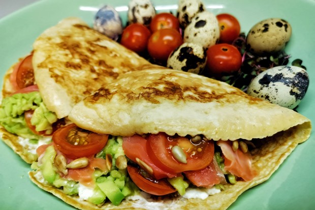 Классический овсяноблин с начинкой