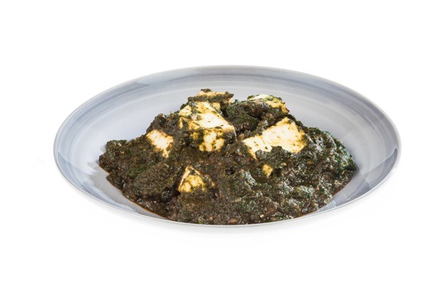 Индийский сыр со шпинатом палак-панир