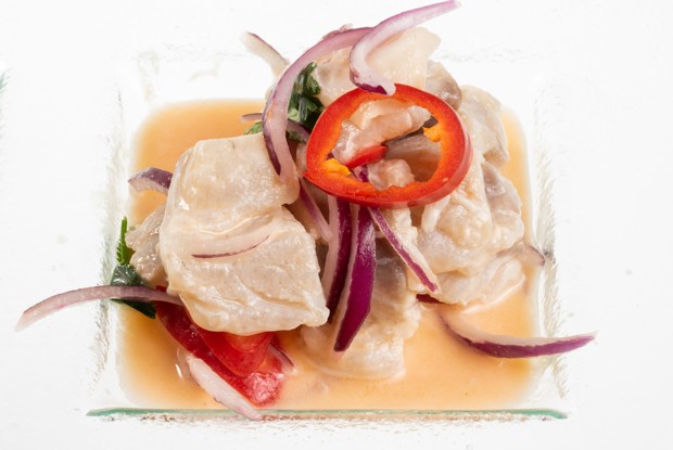 Классическое севиче с «молоком тигра»