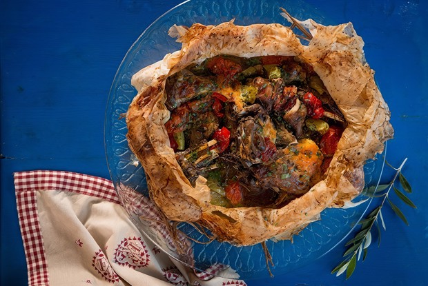 Клефтико — баранина, запеченная с овощами