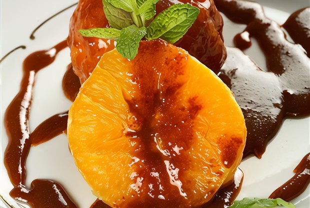 Клементины с карамелью