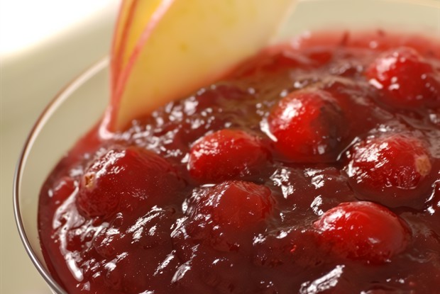 Клюквенно-яблочный соус