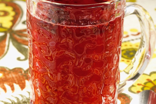 Клюквенно-малиновый чай