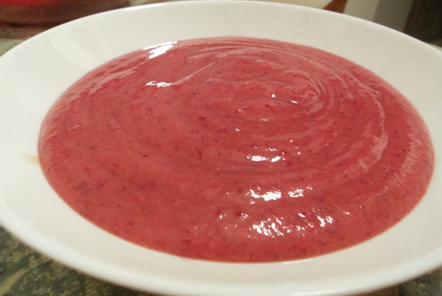 Клюквенное мороженое