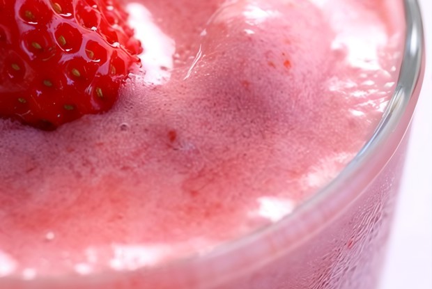 Клубничный фраппе с мороженным