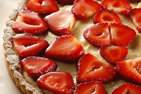 Клубничный тарт с заварным кремом