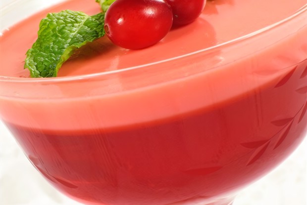 Клубнично–йогуртовое желе