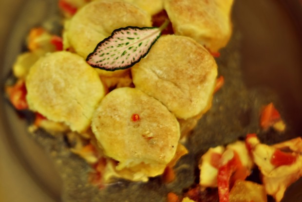 Коблер с куриным филе и цукини