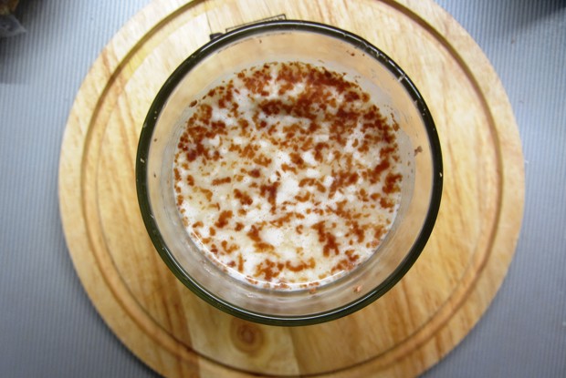 Кофейный смузи с шоколадом и бананом