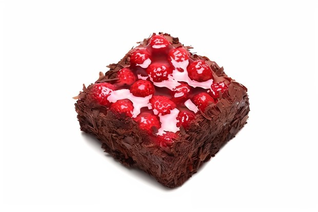 Кофейный торт с клюквой