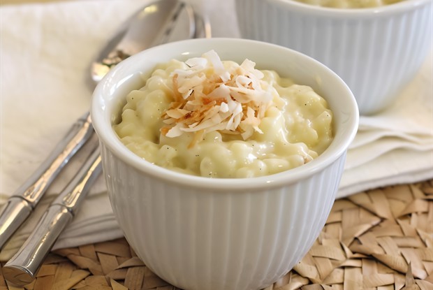 Кокосовая тапиока с ванилью и ромом