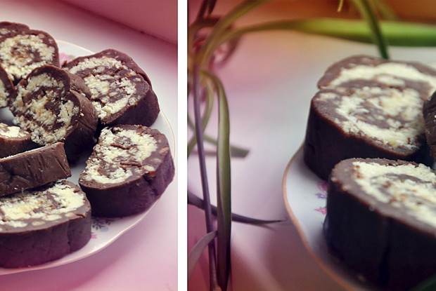 Кокосовые пирожные без запекания