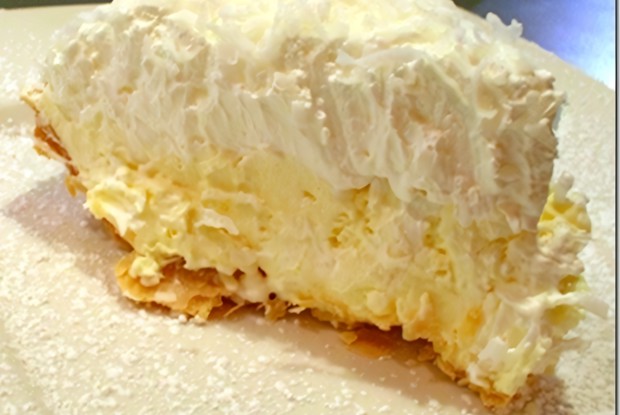 Кокосовый пирог с кремом
